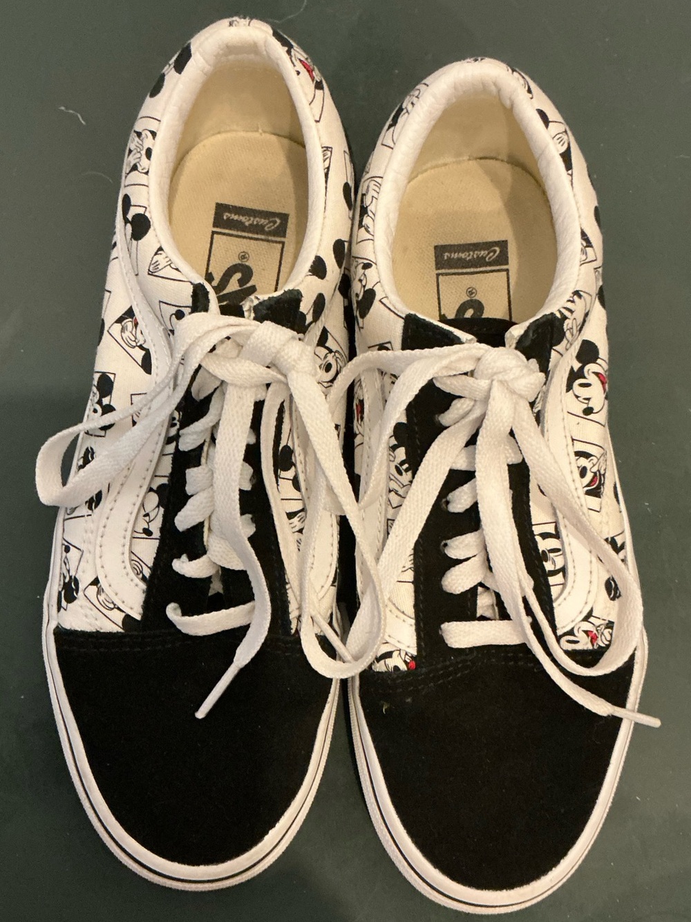 Like New Vans x Disney 100 Mickey Shoes